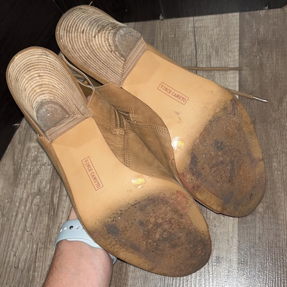 VINCE CAMUTO Caged Open Toe Booties - Picture 6 of 6